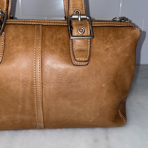 Coach Legacy Leather Full Zip Satchel - Picture 5 of 16